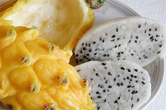 目前最好的火龙果品种，黄皮火龙果营养丰富(60元一个)