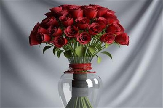 玫瑰花怎么插花瓶好看，4个步骤可插处最美花卉