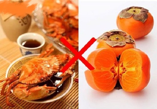 柿子不能与什么同吃：与多数海味不可同食