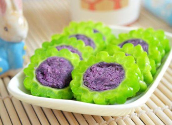 苦瓜紫薯卷