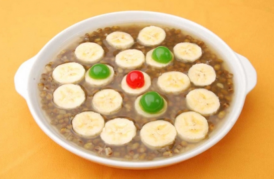 香蕉绿豆粥