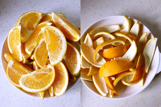 橙子皮可以泡水喝吗：可以，有消食和胃，化痰降逆之功效