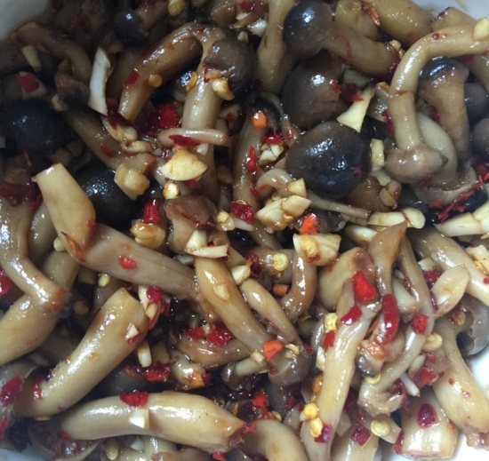 韩式拌蟹味菇