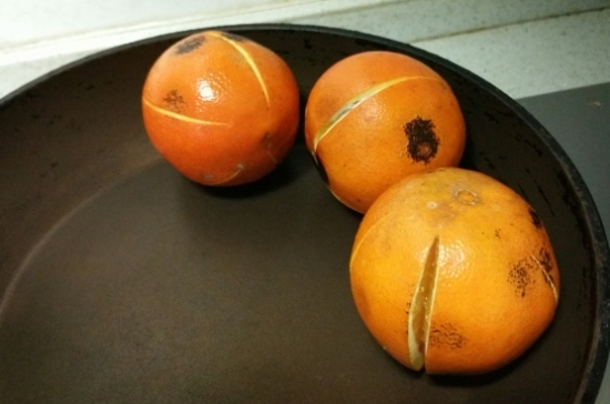 烤橙子